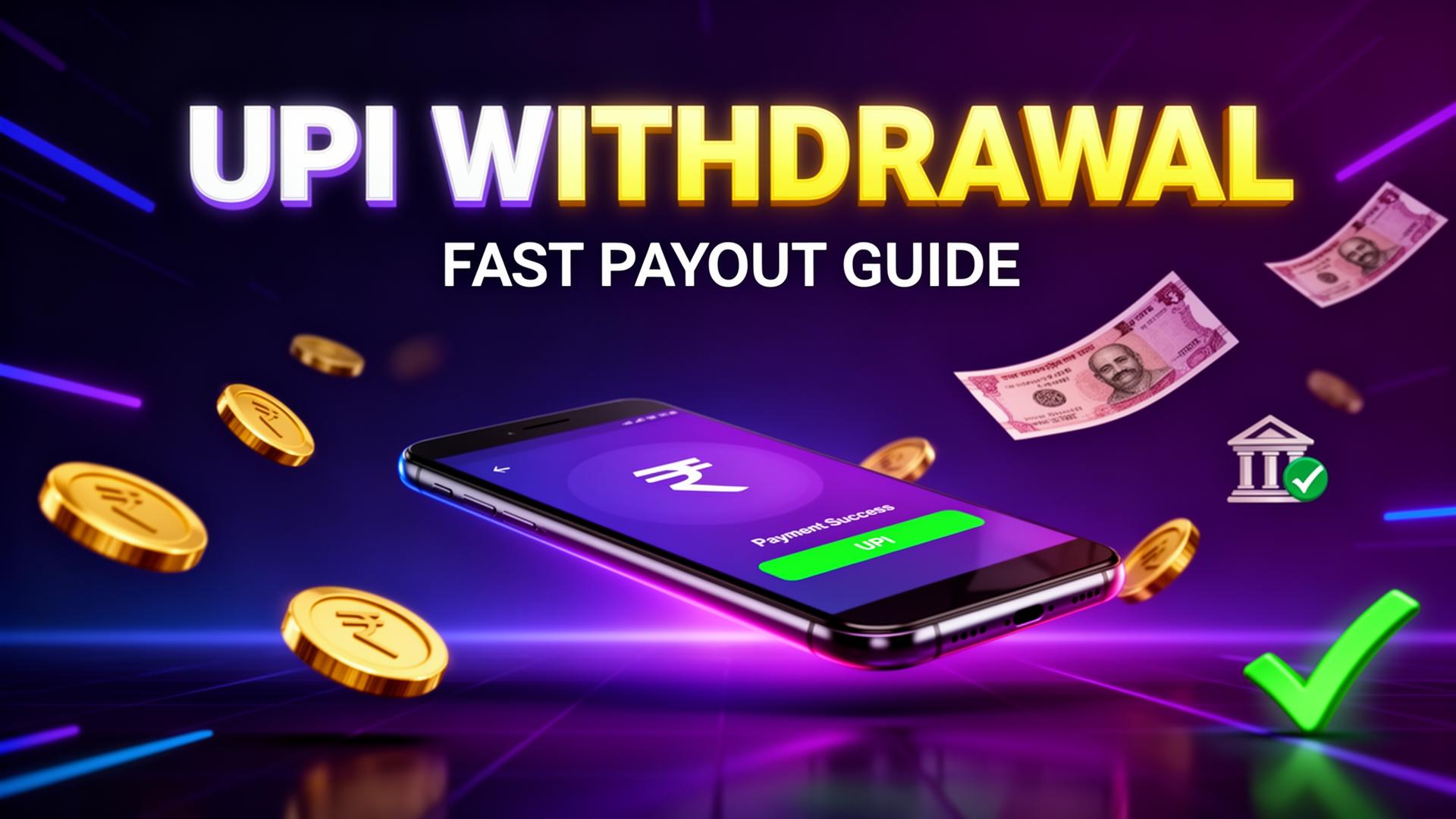 How to Withdraw Winnings from Yono Games via UPI